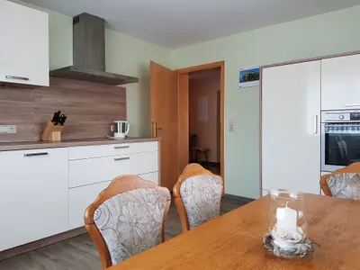 Ferienwohnung im Erdgeschoss: Küche