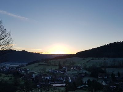 Ausblick vom Balkon