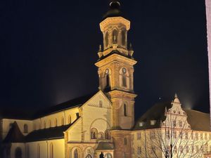 Ausblick von der Wohnung St. Marien bei Nacht