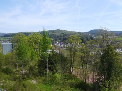 Ferienwohnung am Felsenpfad - Fensterblick