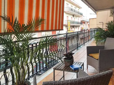 outside