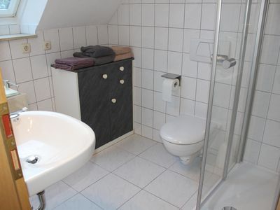 Ferienwohnung Helene Badezimmer