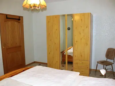 Ferienwohnung Röttger Schlafzimmer.