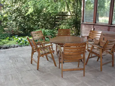 Ferienwohnung Helene überdachter Sitzber. Garten