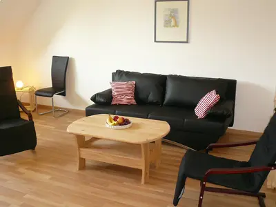 Ferienwohnung Hanke Wohnzimmer - Sitzecke
