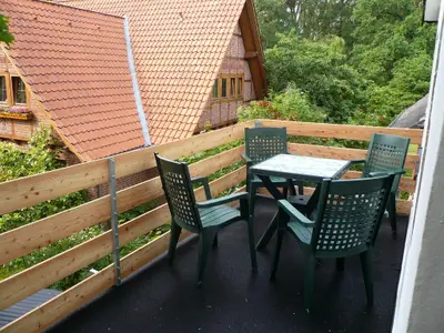 Ferienwohnung Sottke Balkon
