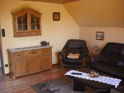 Ferienwohnung Böttger Wohnzimmer.