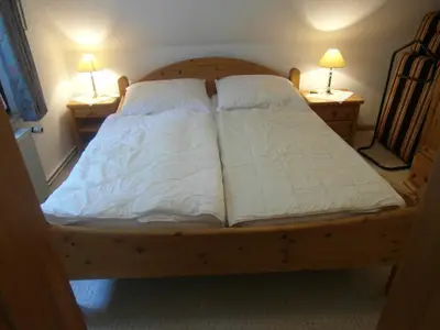 Ferienwohnung Tannengrund Schlafzimmer Doppelbett