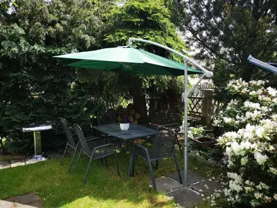 Garten sitzecke mit Grill