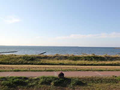 Ausblick aus dem Fenster. Blick auf die Ostsee