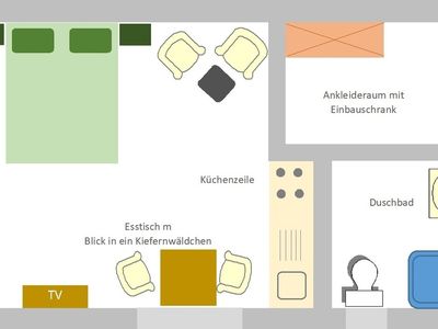 Ferienwohnung für 2 Personen (27 m²) in Glowe 4/10