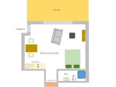 Ferienwohnung für 2 Personen (35 m²) in Glowe 9/10