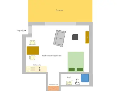 Ferienwohnung für 2 Personen (35 m²) in Glowe 9/10