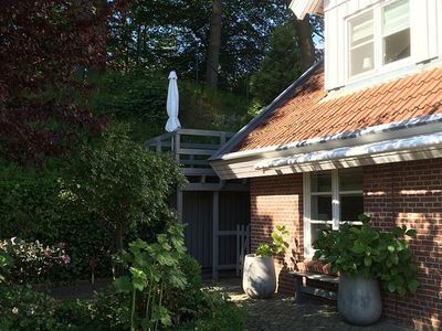 Terrasse an der Wohnung