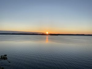 Sonnenuntergang über den Ochseninseln inklusive Sonnenuntergang über den Ochseninseln inklusive