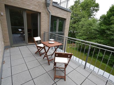 Balkon mit gemütlicher Sitzecke