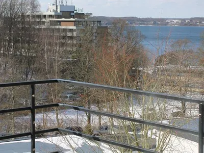 Balkon Aussicht Förde