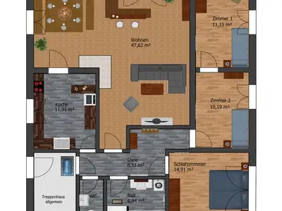 Ferienwohnung für 6 Personen (110 m²) in Gmund Am Tegernsee 3/10