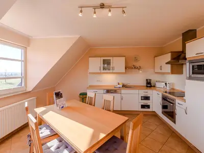 Ferienwohnung Storchenflug offene Küche