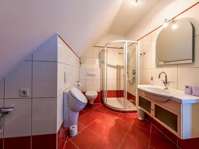 Ferienwohnung Storchenhorst Badezimmer mit Dusche