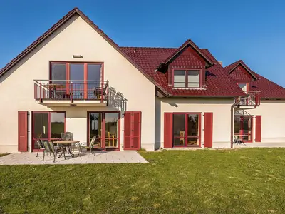 Ferienwohnung Storchenhorst Göhren-Lebbin - Außenansicht vom Haus