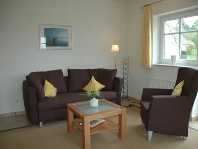 das helle Wohnzimmer