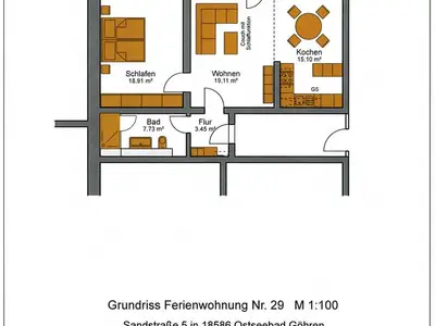 Ferienwohnung für 4 Personen (69 m²) in Göhren (Rügen) 7/10