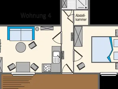Ferienwohnung für 2 Personen (40 m²) in Göhren (Rügen) 7/7