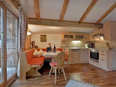 Appartement Ackerlspitze Wohnzimmer Küche
