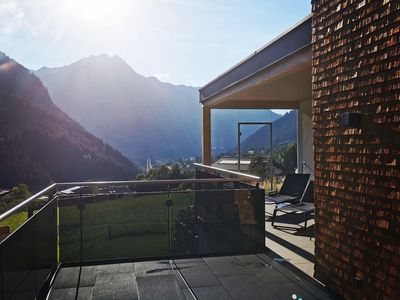 Cascada Montafon Abendsonne