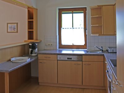 Küche im Apartment Mandlkogl