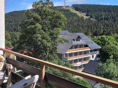 Aussicht vom Balkon