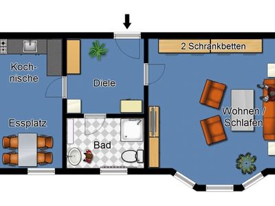 Ferienwohnung für 2 Personen (42 m²) in Goslar-Hahnenklee 10/10