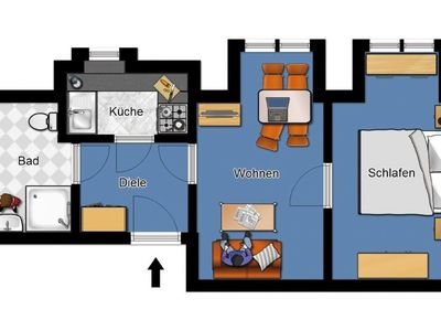 Ferienwohnung für 2 Personen (32 m²) in Goslar-Hahnenklee 10/10