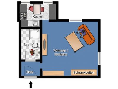 Ferienwohnung für 2 Personen (32 m²) in Goslar-Hahnenklee 10/10