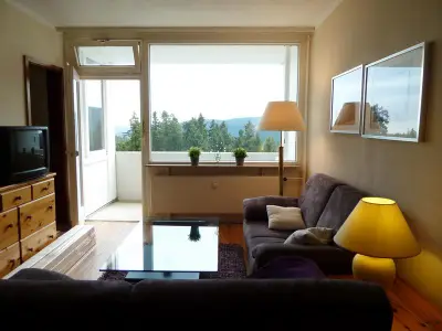 Wohnzimmer mit Ausblick