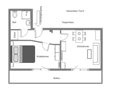 Ferienwohnung für 5 Personen (46 m²) in Goslar-Hahnenklee 6/10