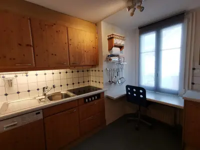 Abgesenkte Arbeitsfläche