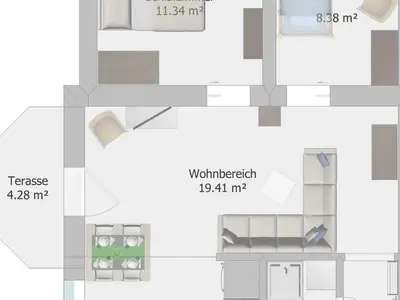 Ferienwohnung für 4 Personen (55 m²) in Graal-Müritz (Ostseeheilbad) 4/10