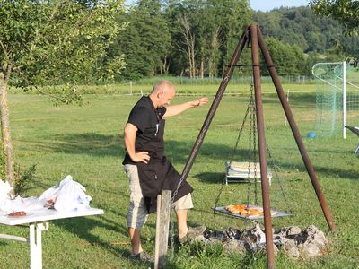 Grillen auf dem Stefanutti-Hof