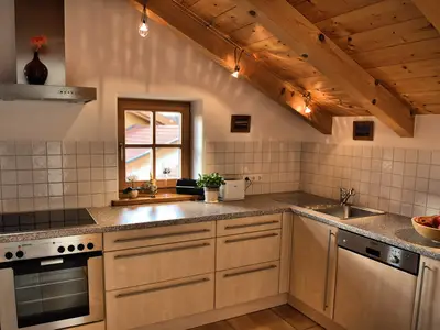 Küchenzeile Ferienwohnung Schenk