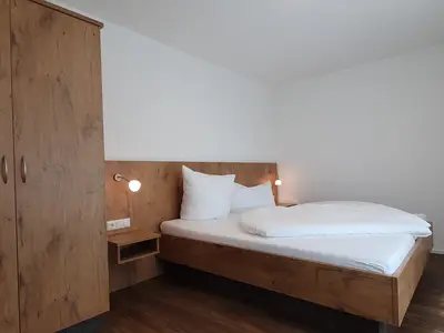 Schlafzimmer Ferienwohnung Hochgern