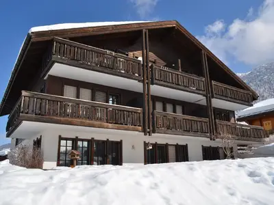 Wohnung Ansicht Winter (EG: Linkerseite und Mitte)