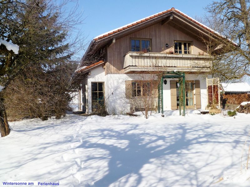 Ferienhaus im Winter