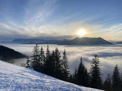 Winter auf der Grassauer Bergwachthütte