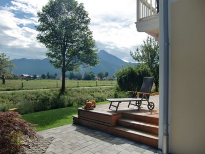 Terrasse, weitläufiger Blick