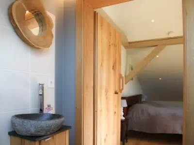 Blick ins Schlafzimmer