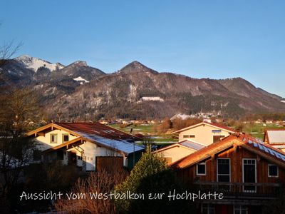 Aussicht vom Westbalkon