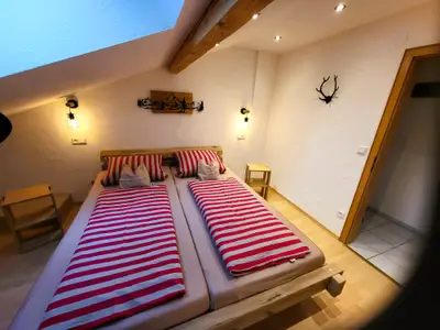 Schlafzimmer mit Mansarde