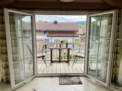 Blick Richtung Süden (Südbalkon)